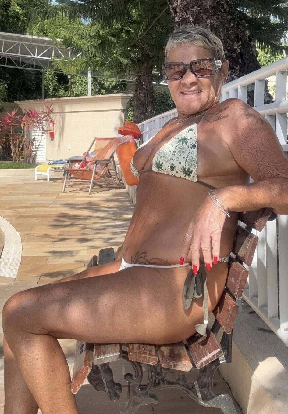 Latina Bikini Granny