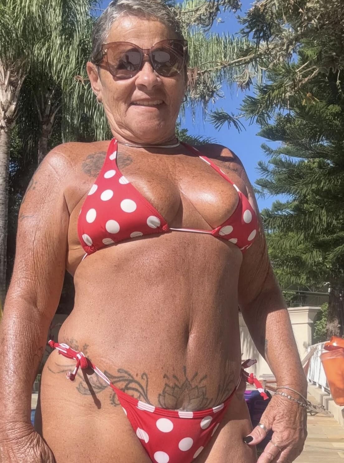 Latina Bikini Granny