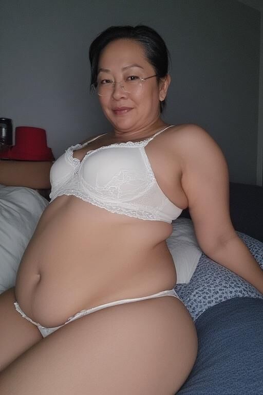 Asian Moms in Lingerie