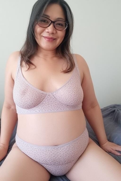 Asian Moms in Lingerie