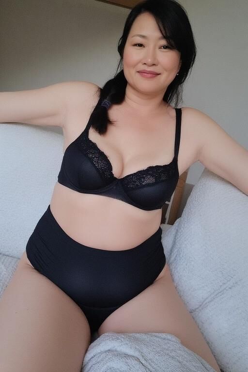 Asian Moms in Lingerie