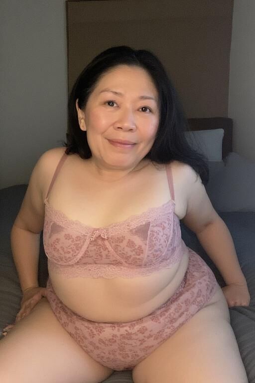 Asian Moms in Lingerie