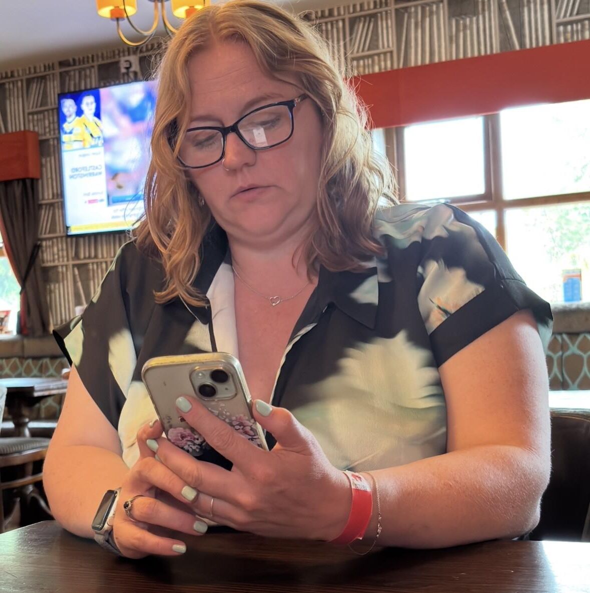 Wife. Face and hints of more. 