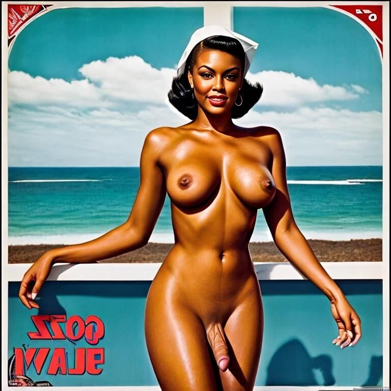 African beach poster s Trans