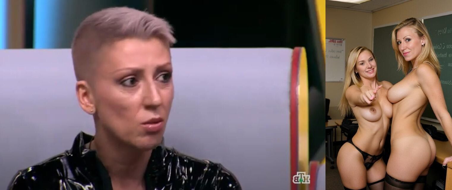 Russian Lez Confesses on Russian TV Tit Fighting American Teens
