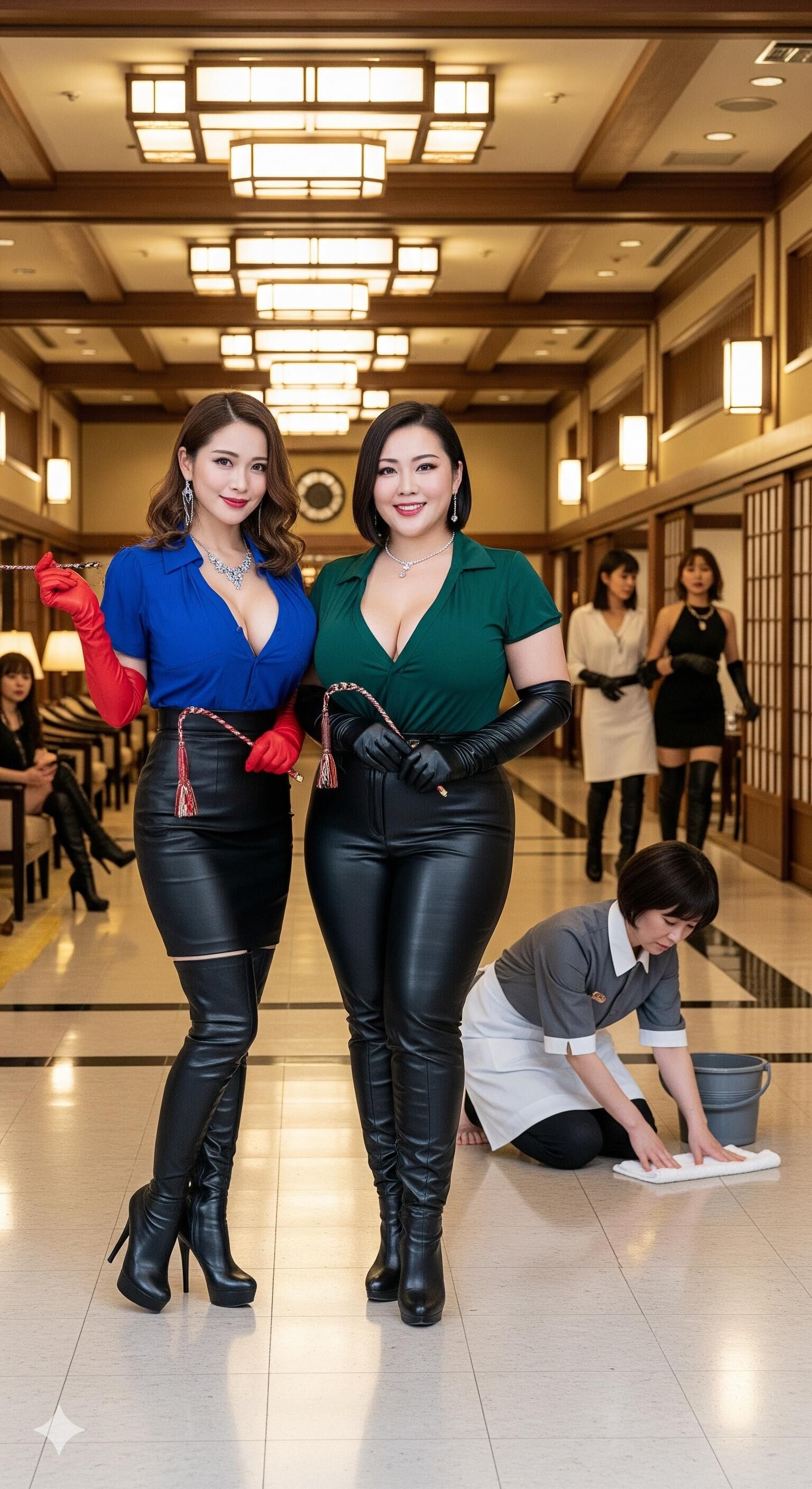 日本人女性（高級ホテルの所有者）