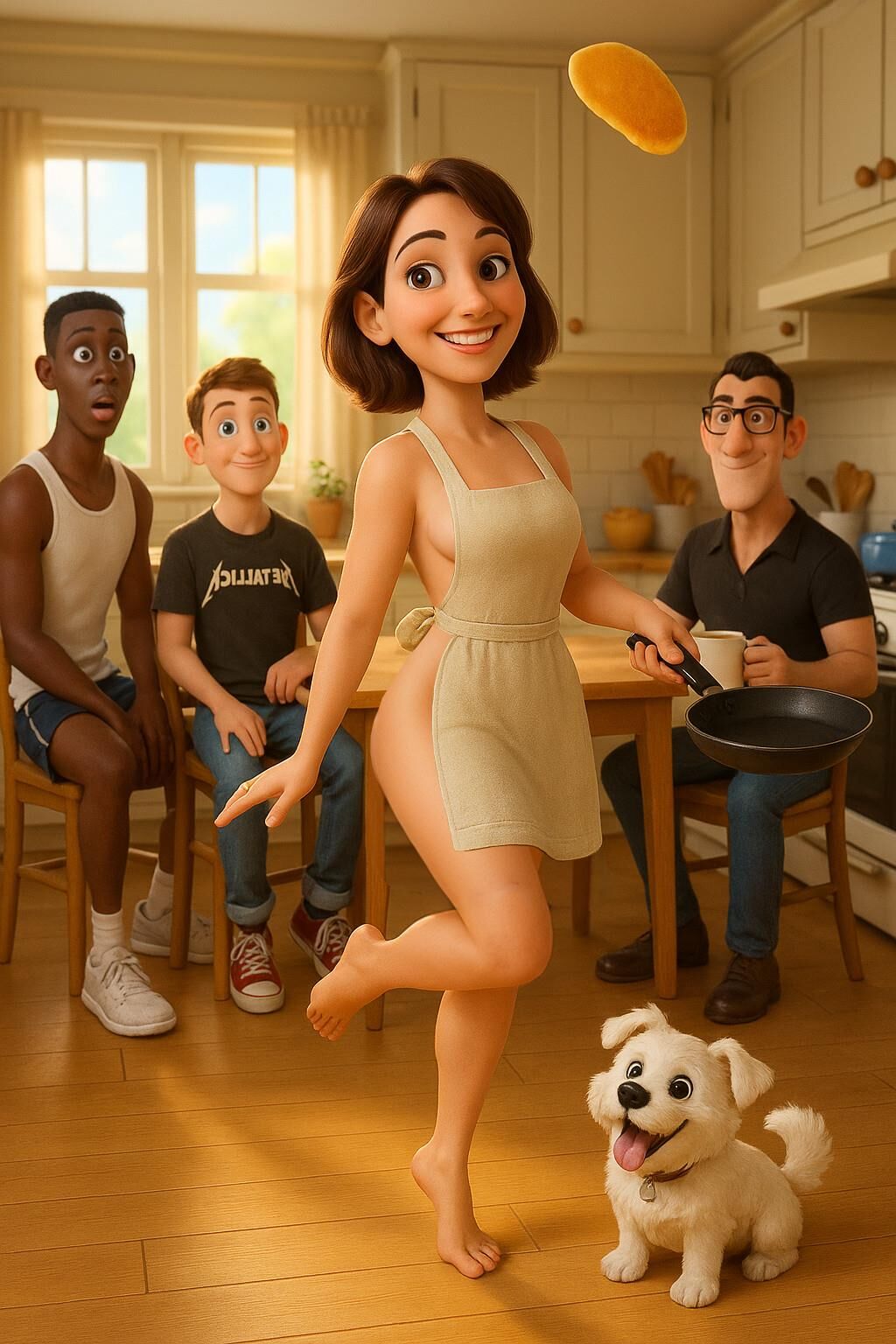 Hubby, Wife and Others Having a Great Time Together
