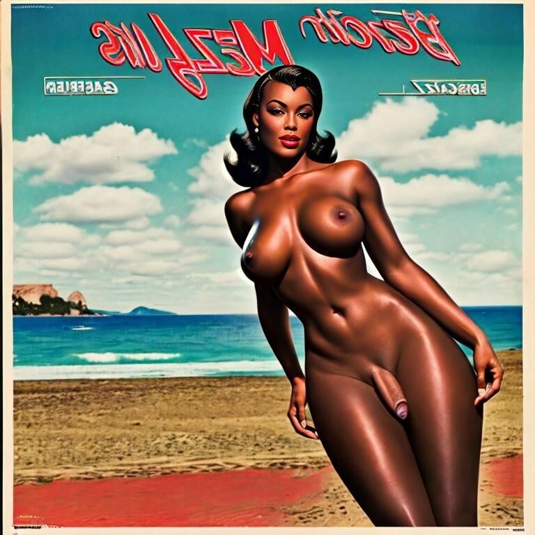 African beach poster s Trans