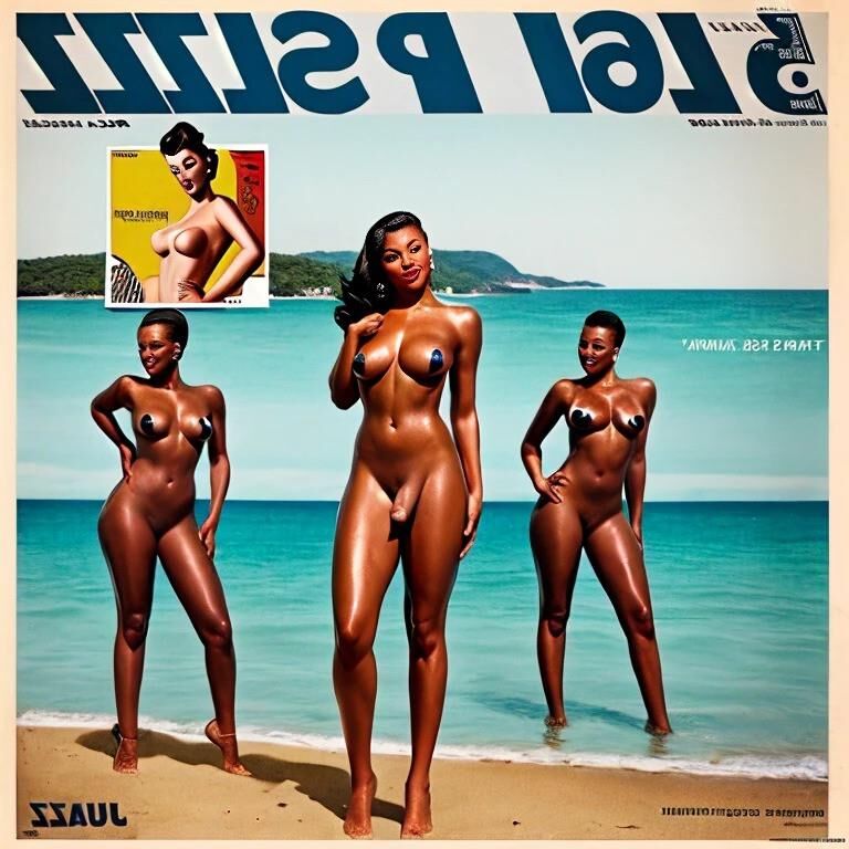 African beach poster s Trans
