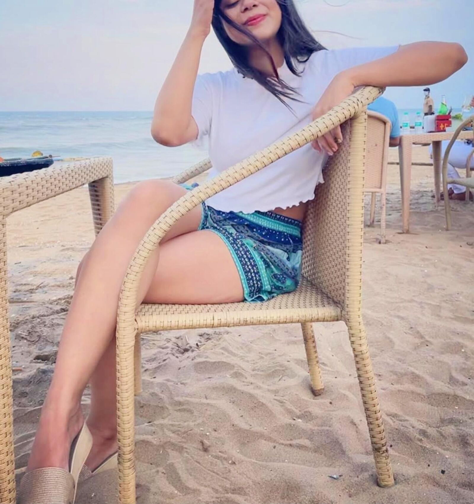 Sexy Asian Swinger Hotwife with Yummy Thick thighs and Sexy Legs