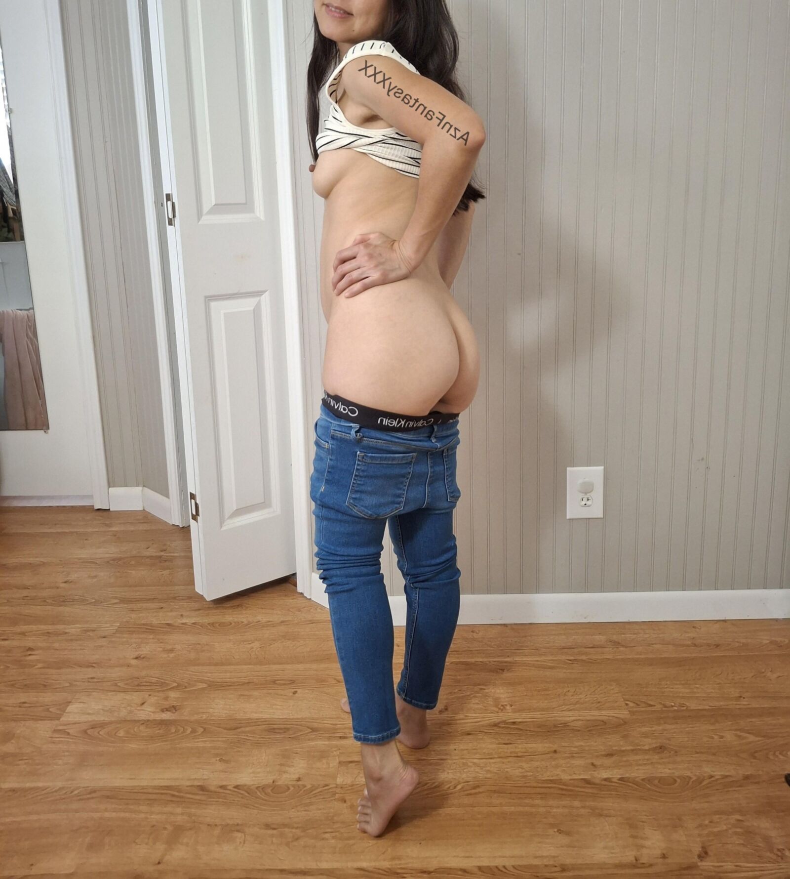 Asian Wife Before Going Out