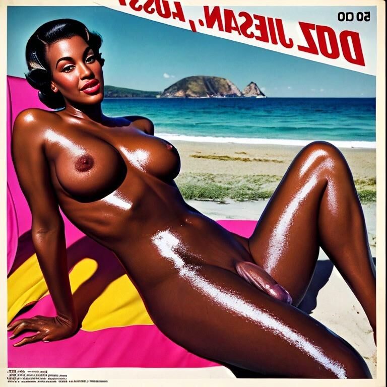 African beach poster s Trans