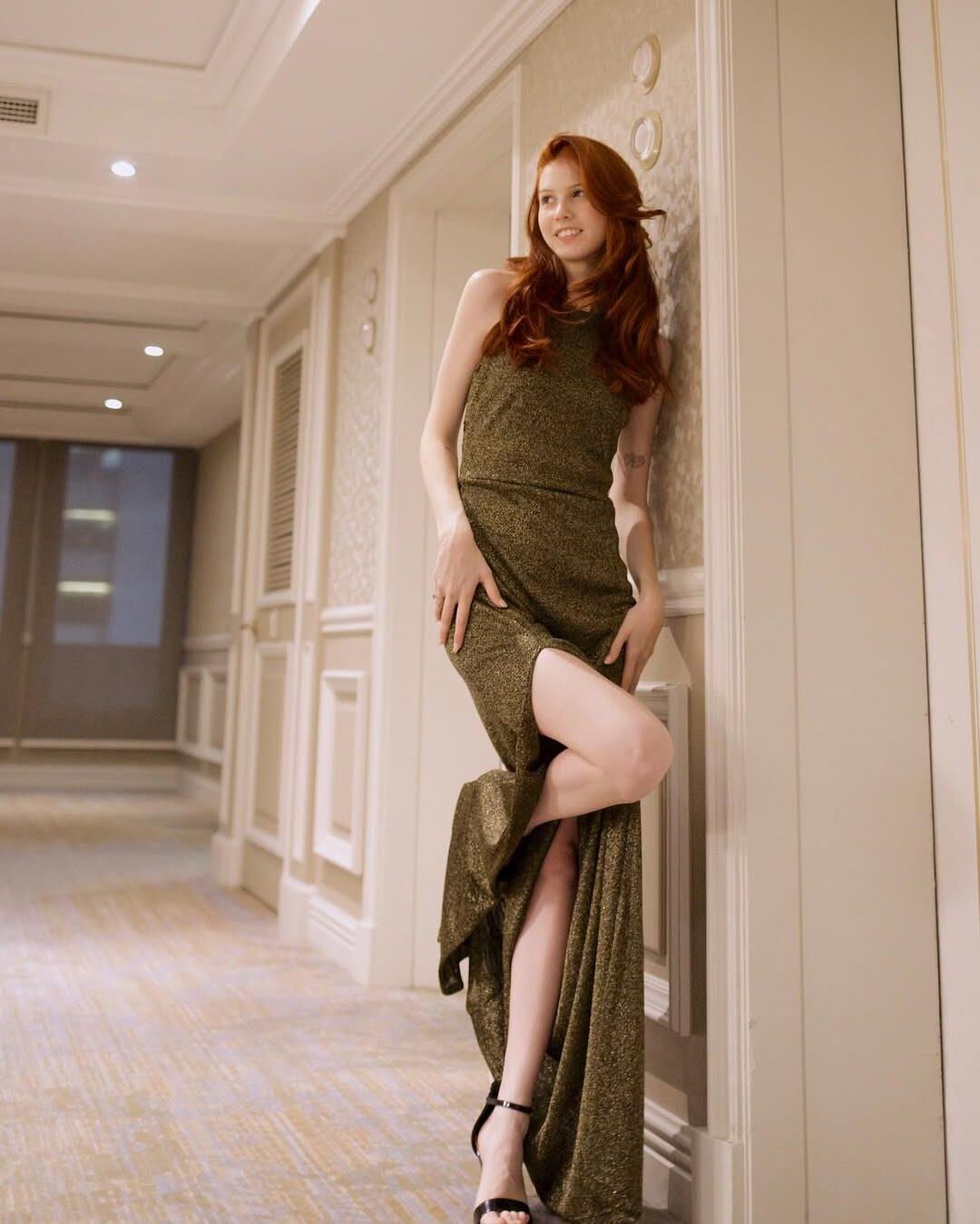 Cute ginger actress and model shows her more kinky side