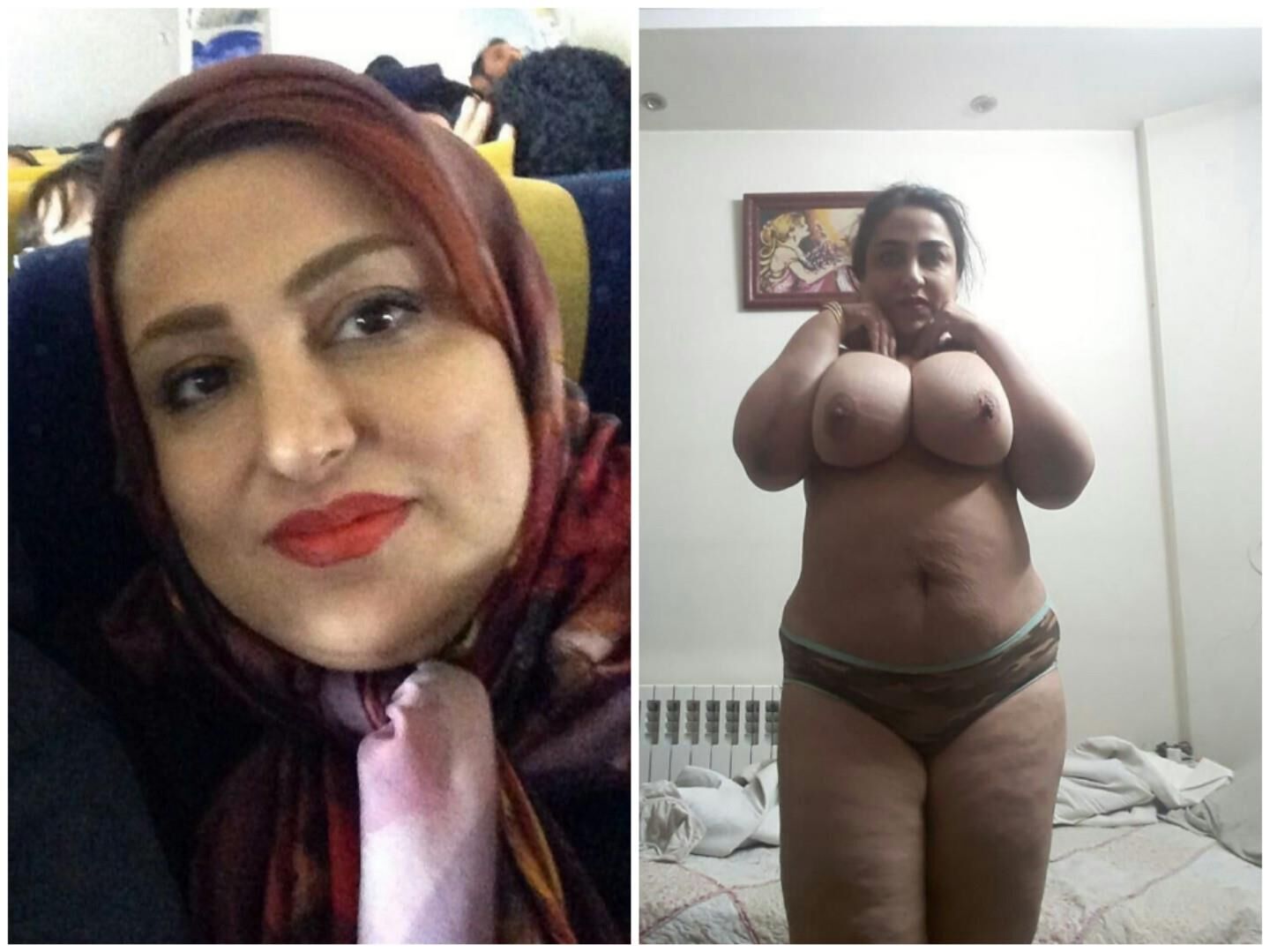 chubby iranian wife