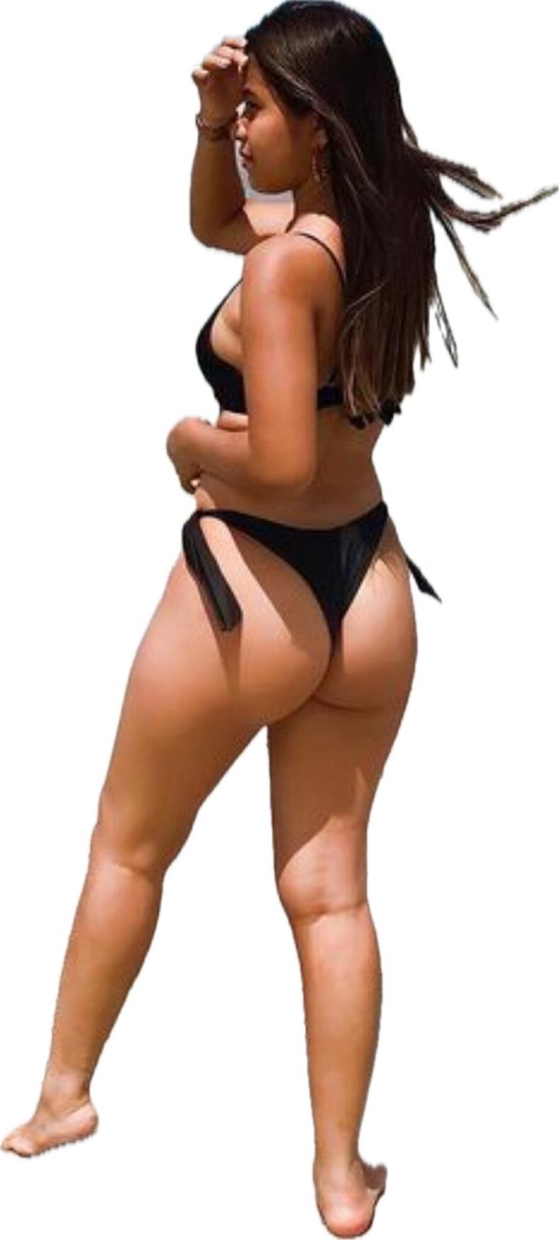 Latina lindas pegatinas grandes de trasero