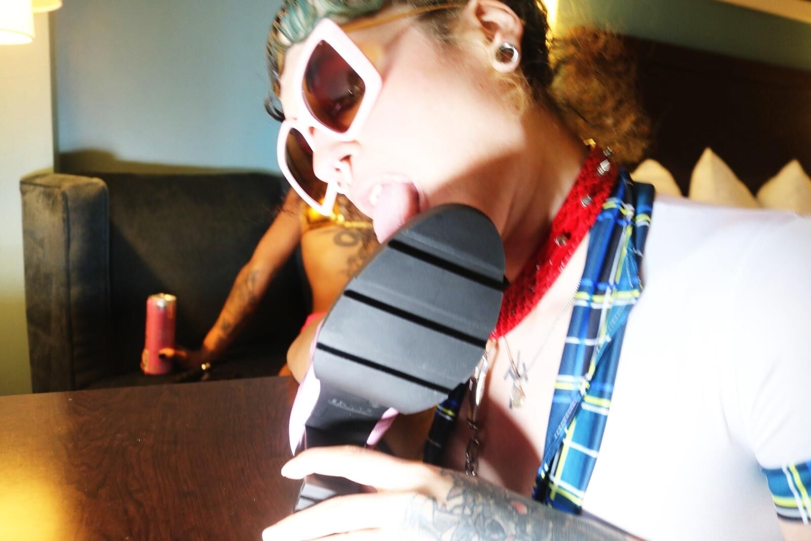 Gurl locked by her Girlfriend