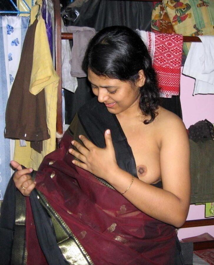 Saree vestiu esposa desi