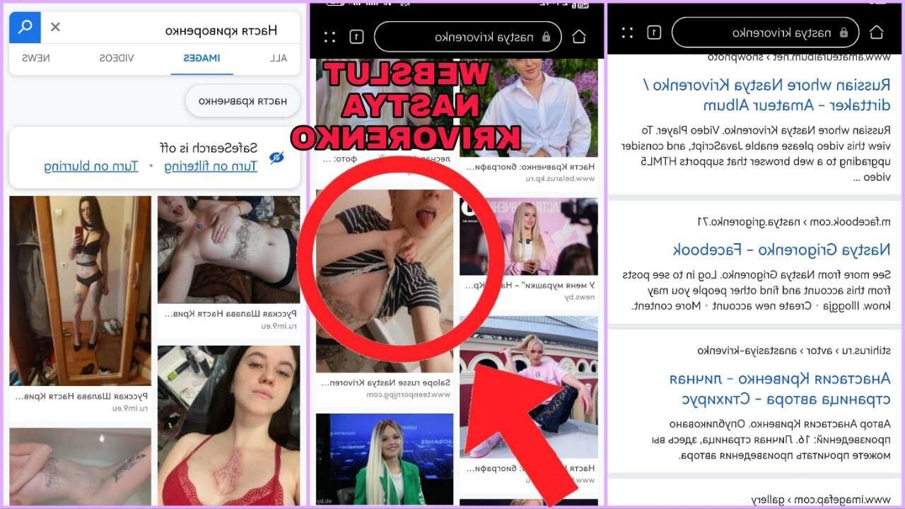 ロシアの女ナスティア・クリヴルレンコ（Zhdanova）はGoogleで無料