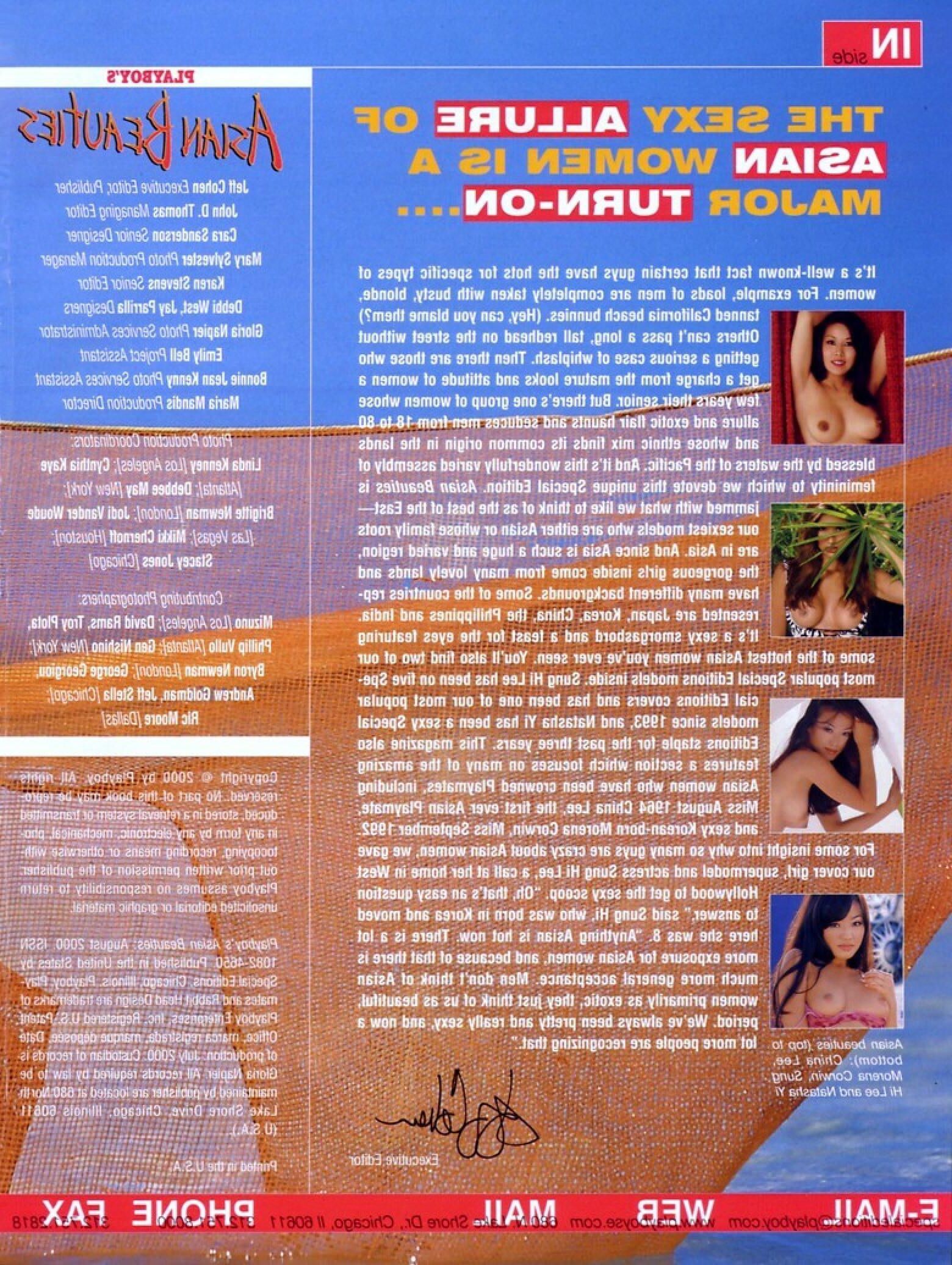 revista playboys belezas asiáticas
