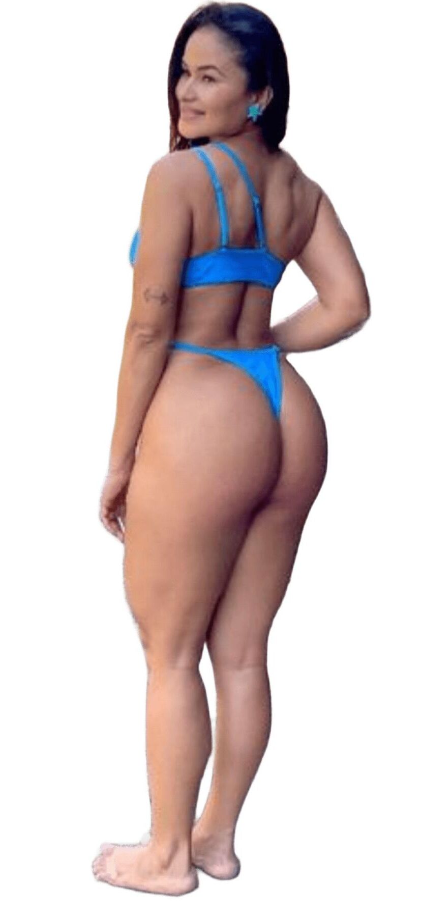 Latina lindas pegatinas grandes de trasero