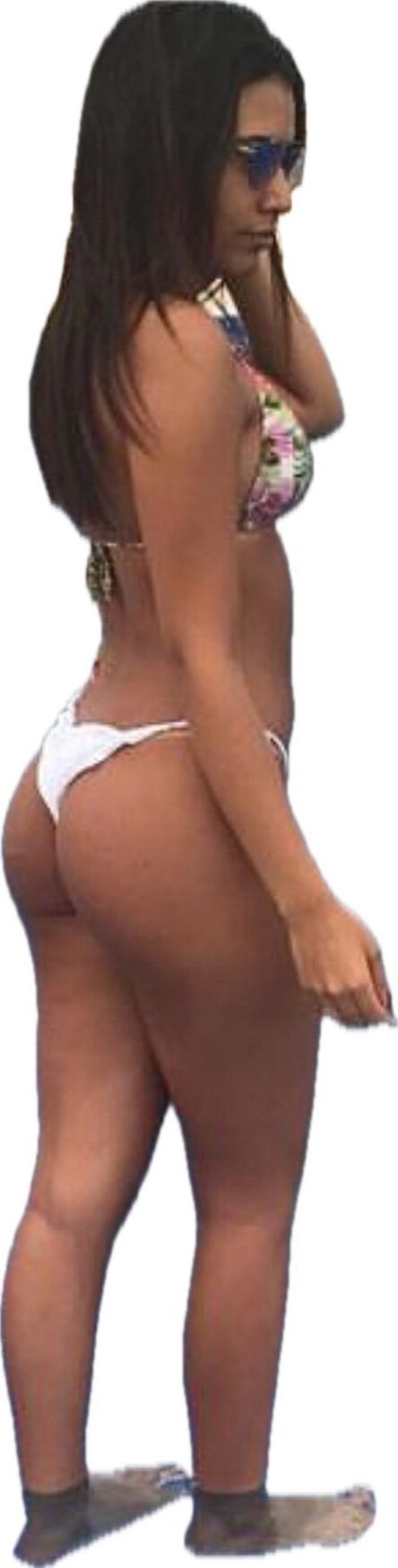 Latina lindas pegatinas grandes de trasero