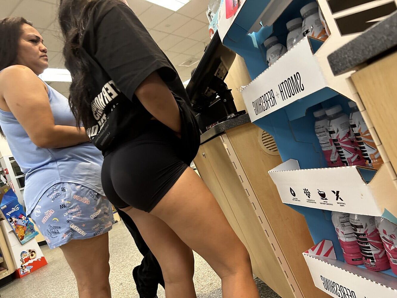 Candido latina pequeña spandex pantalones cortos de spandex