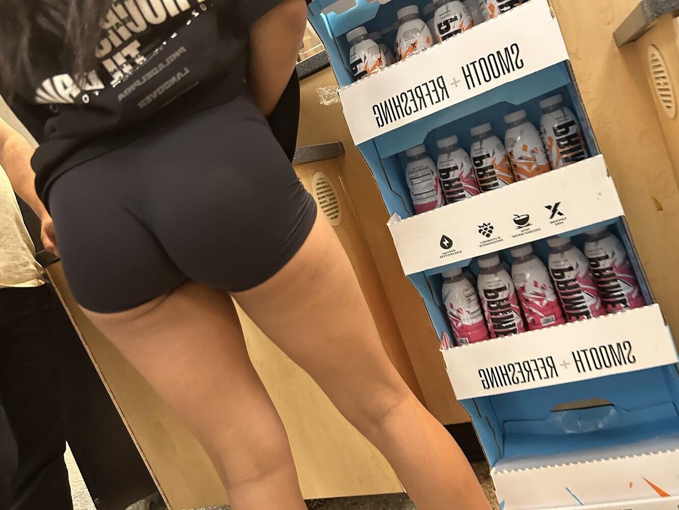 Candido latina pequeña spandex pantalones cortos de spandex