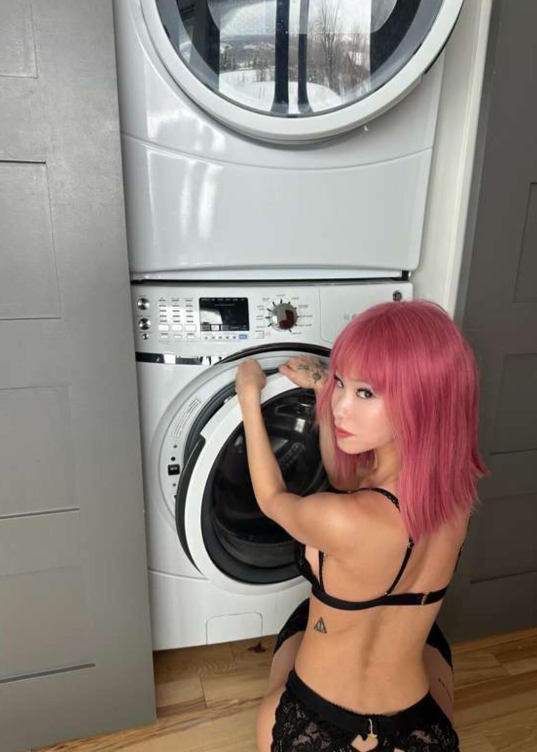 Pink Haared Japaner Bimbo