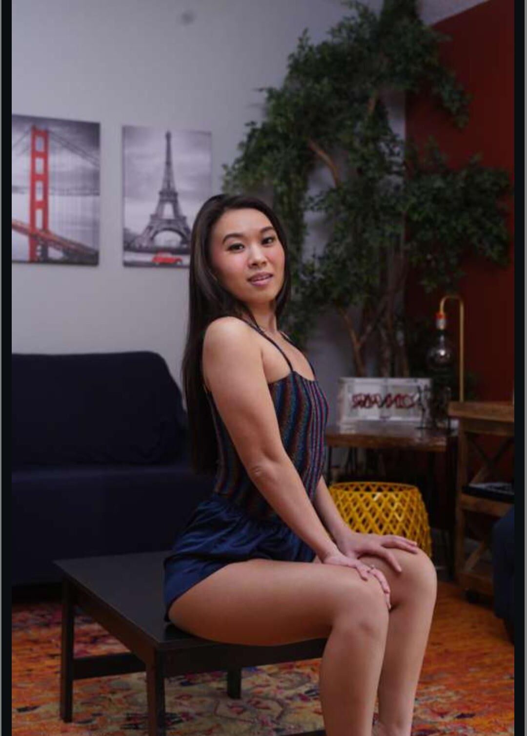 Winzige koreanische Frau
