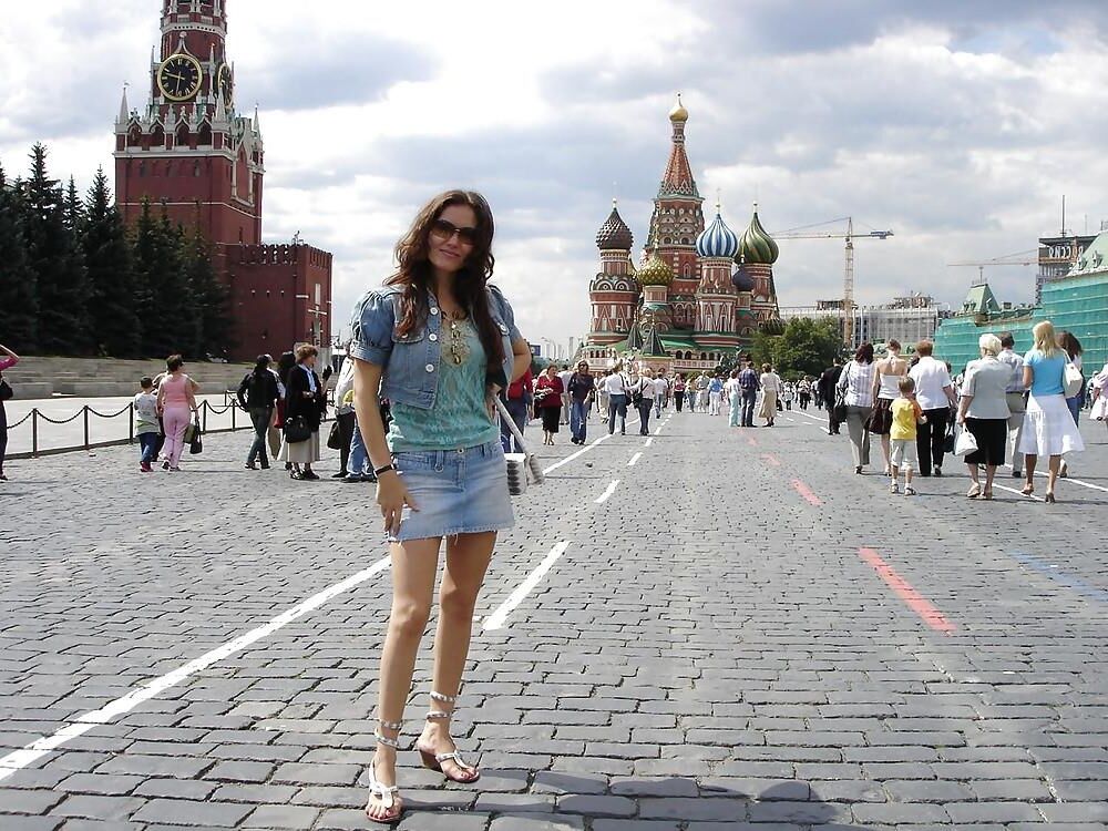 点滅するロシアの女