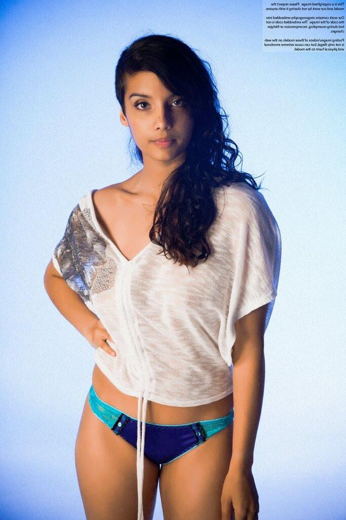 Modelo de vagabunda indiano Shanaya Abigail