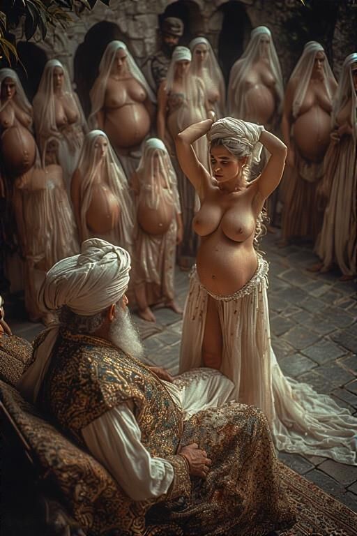 Checking on the future harem mothers