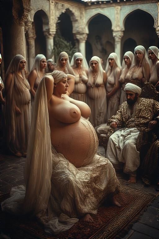 Checking on the future harem mothers